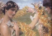 Alma-Tadema, Sir Lawrence When Flowers Return (mk23) oil painting